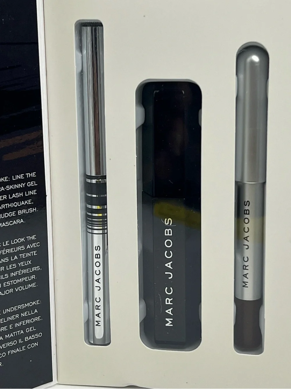 Marc Jacobs Beauty The Undersmoke Kit Eyeliner Mascara Highliner 3 Pc Set